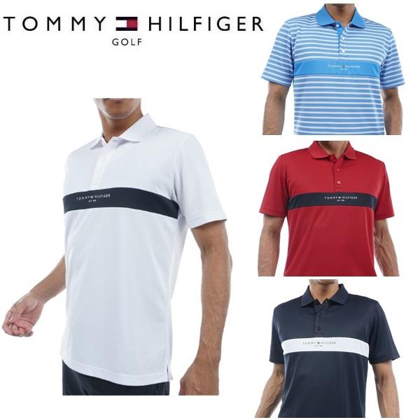 トミーヒルフィガー ゴルフ メンズ エッセンシャル 半袖シャツ   GOLF THMA422 2024年春夏モデル TOMMY HILFIGER GOLF（トミー ヒルフィガー ゴルフ） トミー