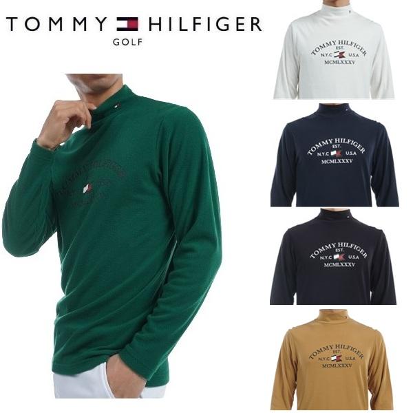 トミーヒルフィガー ゴルフ メンズ アーチロゴ 長袖ハイネックシャツ TOMMY HILFIGER GOLF THMA482 秋冬モデル