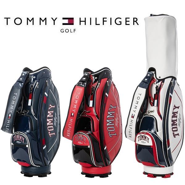 美品トミーヒルフィガー ゴルフエナメルキャディバッグ　一年のみ使用　定価5.5万 TOMMY HILFIGER GOLF（トミー ヒルフィガー ゴルフ） トミー