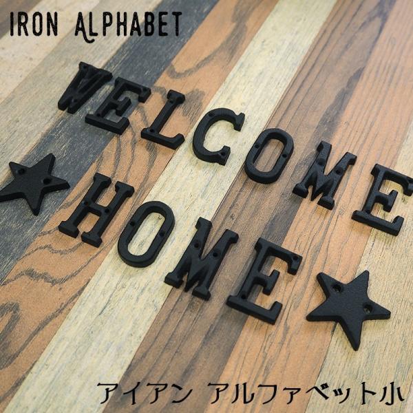 アイアン アルファベット パーツ サイン 壁 表札 文字 DIY