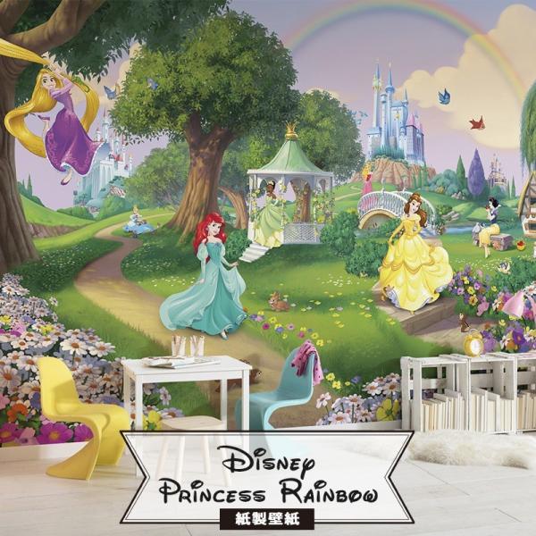 壁紙 ディズニー プリンセス 新色 張り替え 自分で クロス Diy Rainbow 8 449 Princess おしゃれ 紙製 輸入壁紙
