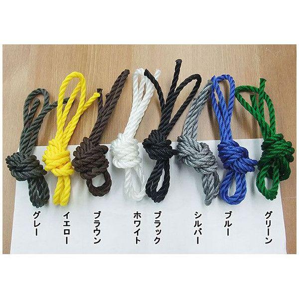 ネット（網）の固定・取付に！■寸法：6mm×1m(必要ｍ数を個数として入れてください)■材質：ポリエチレン■カラー：グレー・イエロー・ブラウン・ホワイト・ブラック・シルバー・ブルー・グリーン出荷■注意：返品・交換できない商品です