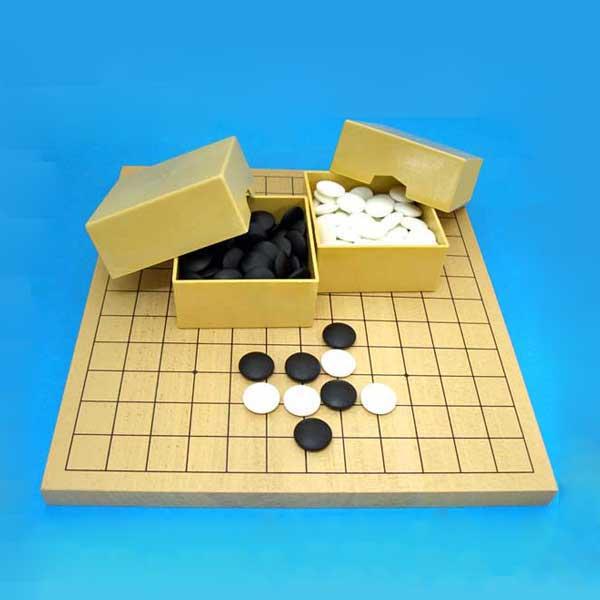 入門用囲碁盤セット 新桂9・13路碁盤とP厚型碁石（