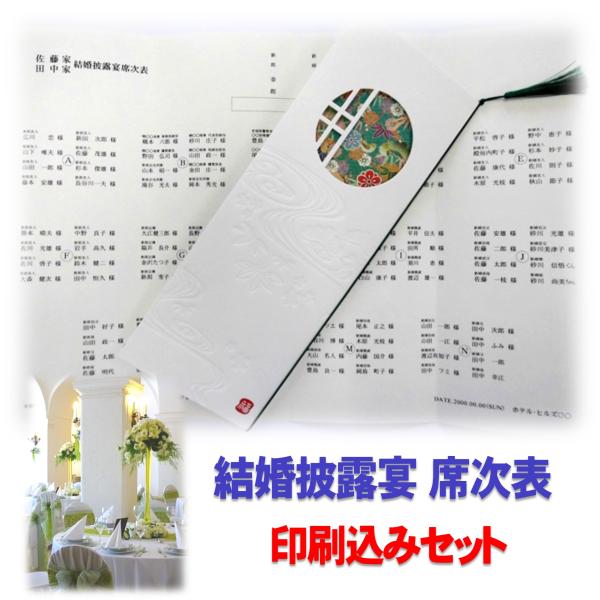 手書き原稿ｏｋ 特急無料対応 最短７日で完成 サンプル無料結婚式披露宴の席次表 座席表 席順表 配席表 印刷込みセット B4判用紙代金込み 商品選択自由 全品同額 代購幫