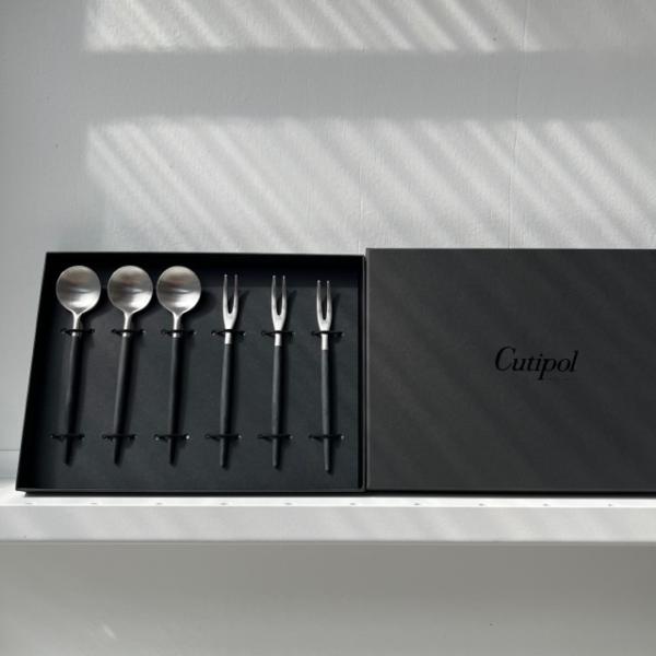 Cutipol（クチポール） ティーセット GOA ブラックシルバー 正規品
