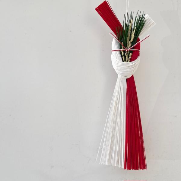 TIER(タイヤー）稲穂松 赤白 お正月飾り しめ縄飾り : ihanadesign