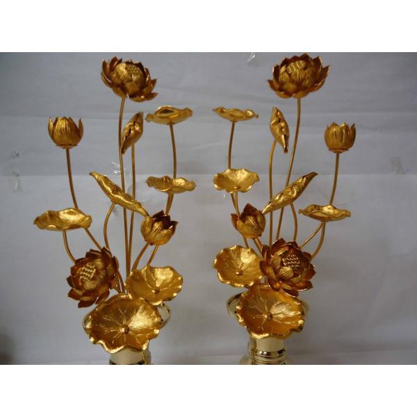 常花　19(仏具、仏壇) 仏花 常花のみ 8寸11本立て お仏壇の荘厳に アルミ製 : 奥村仏具