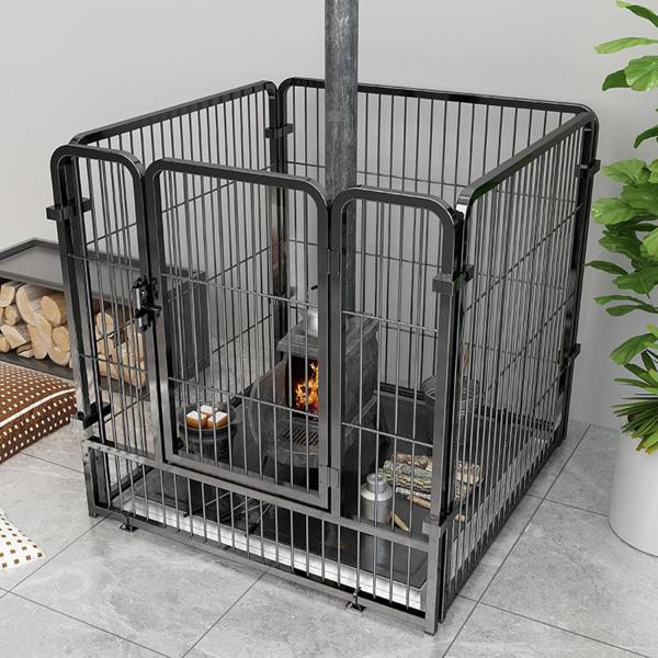 【耐久構造】溶接されたヒンジと高品質な粉体塗装を施した鋳鉄構造で、繰り返し使用にも耐える耐久性を実現。高温環境下でも変形や劣化が少なく、長期間にわたり安定した安全性を保ちます。【安心の高密度メッシュ】エレガントなデザインの中に機能性を追求し...