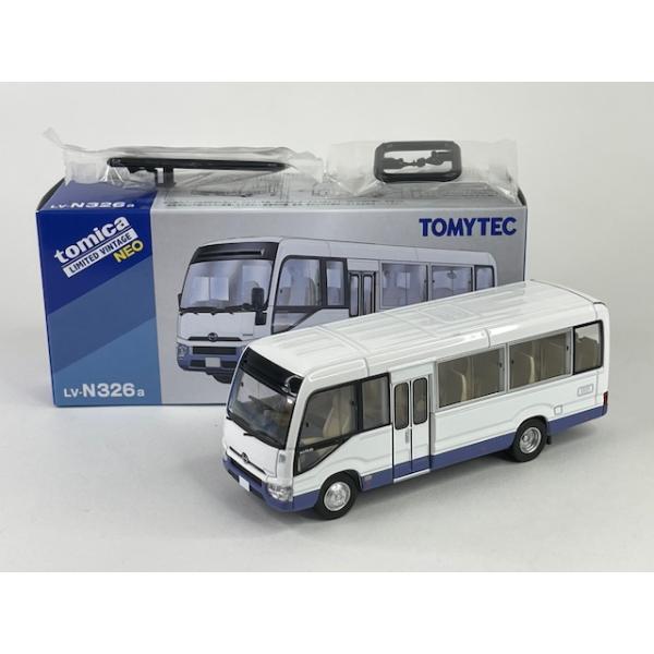 TLV-N326a日野リエッセII LX (白/紫)リミテッドヴィンテージNEO トミーテック LV-N326a 日野 リエッセ II LX (白/紫) トミカリミテッド