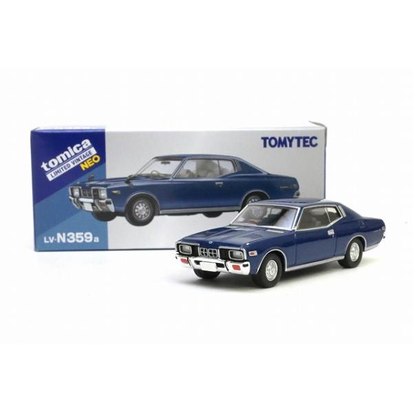 トミーテック LVーN359a 日産 グロリア 2ドアHT 2800 SGL (紺) 75年式