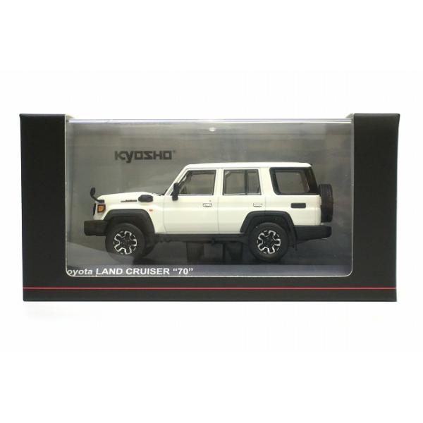 KYOSHO 1/43 トヨタ ランドクルーザー70 スーパーホワイトII ☆1/43 トヨタ ランドクルーザー 70 (スーパーホワイト II) KYOSHO