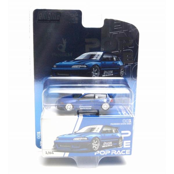 PRE001 Pandem Civic EG6 v1.5 Metallic Blue POP RACE x Enigma