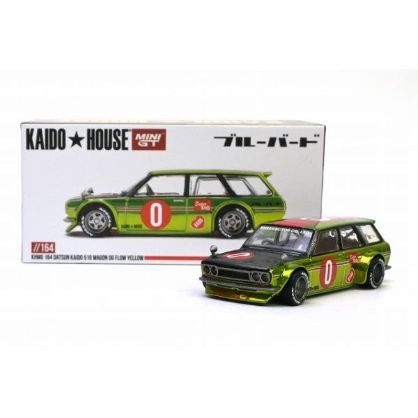 164 ダットサン 510 ワゴン OG Flo Yellow(右ハンドル) KAIDO☆HOUSE