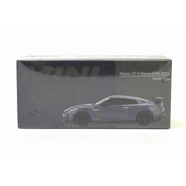 868 Nissan GT-R Nismo （R35）2024 ステルスグレー (左ハンドル) MINI