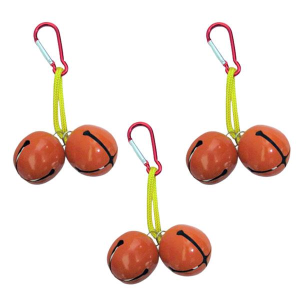 コンパル　デカ音・熊すず　レスキューオレンジ　2個組　【3個セット】　まとめ買い　得　熊鈴　携帯　登山 ハイキング　熊よけ　キャンプ アウトドア シンプル
