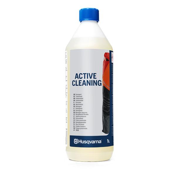 【在庫次第で終了。お買い得品！】防護服用洗剤です。生分解性の環境にやさしい無りん洗剤で、適度に洗たくをすることで防護服の保護性能を維持します。ソーチェン、エアフィルターのお掃除にも使用できます。アクティブ・クリーニングは一般的な洗濯用洗剤と...