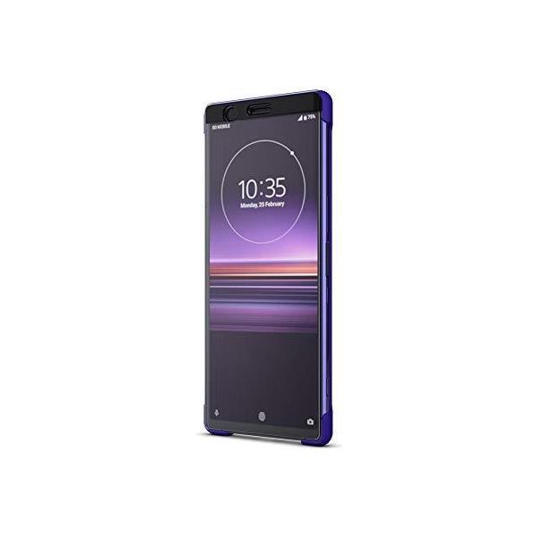 SCTI30/V(パープル) Xperia 1用 Style Cover Touch 4589771641903