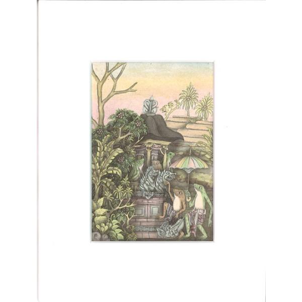 バリアート、細密画 バリ細密画の自信作が完成 | バリ絵画の専門ギャラリー「バリ