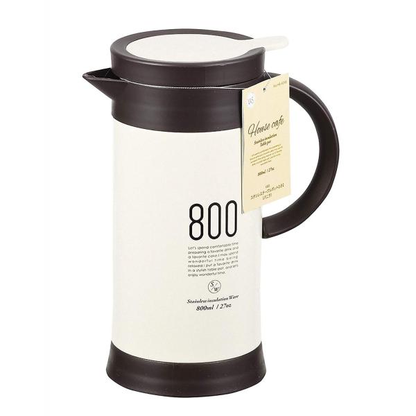 パール金属 HB-4045 卓上 テーブルポット 保温 保冷 800ｍｌ バニラ V&S