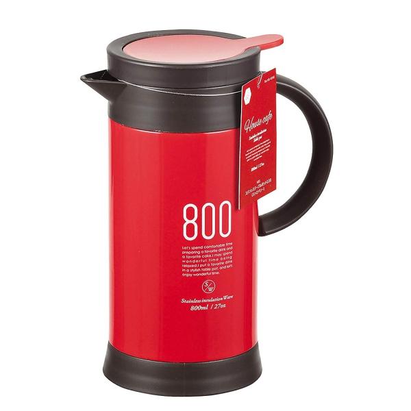 パール金属 HB-4046 卓上 テーブルポット 保温 保冷 800ｍｌ ストロベリー V&S