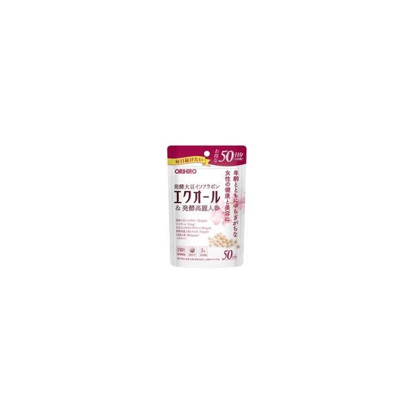 オリヒロ エクオール&発酵高麗人参 徳用 150粒 : いいもの健康 - 通販