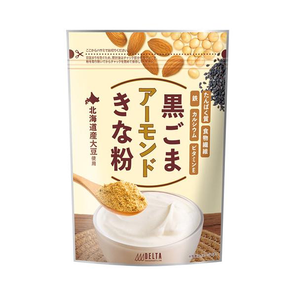 他サイト： 黒ごまアーモンドきな粉 220g デルタ インターナショナル 黒ごまアーモンドきなこの商品画像