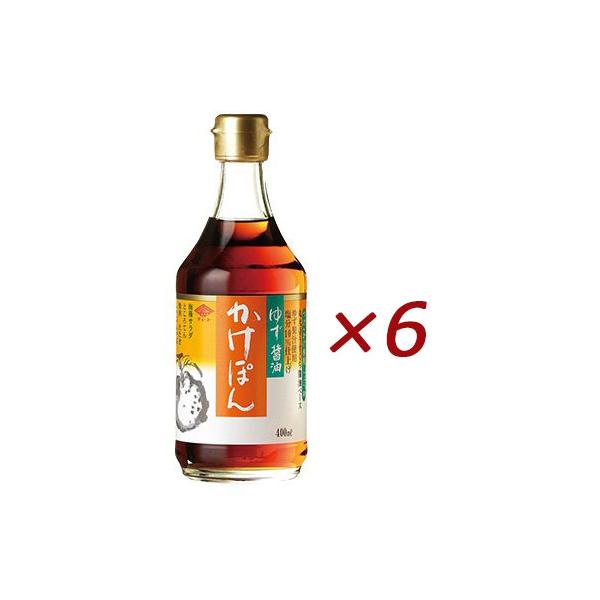 【風味豊かなゆずの香りのぽん酢しょうゆ。塩分控えめ10%仕上げ】「チョーコー ゆず醤油 かけぽん 400ml」は、本醸造丸大豆うすくち醤油をベースに高知県産のゆずの果汁を加えた、ゆず風味のぽん酢しょうゆです。風味豊かなゆずの香りのマイルドな...