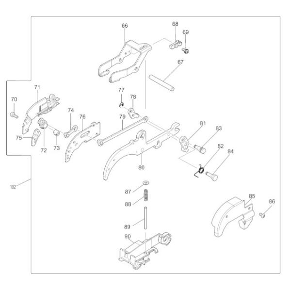 マキタ makita 18V 充電式鉄筋 結束機 TR180DRGX用 ガイドアーム