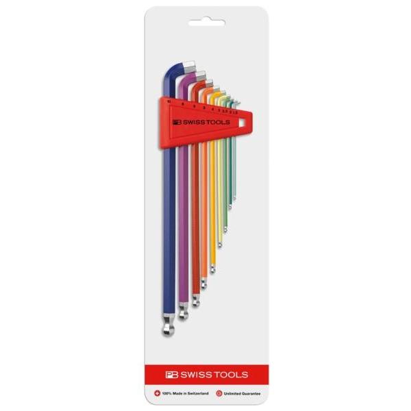 PB SWISS TOOLS スイスツール レインボー ショートヘッド 六角棒 PB SWISS TOOLS スイスツール レインボー ショートヘッド 六角棒