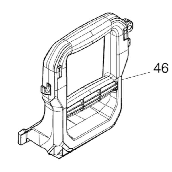 マキタ makita エアコンプレッサ AC500XL 用 ハンドル 413879-4
