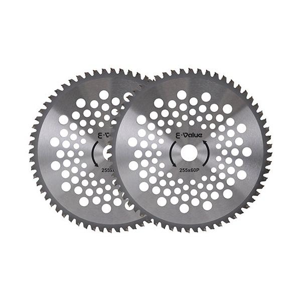 藤原産業 E-Value 山林用チップソー2枚組 255mmx60P 用途 刈払作業 用
