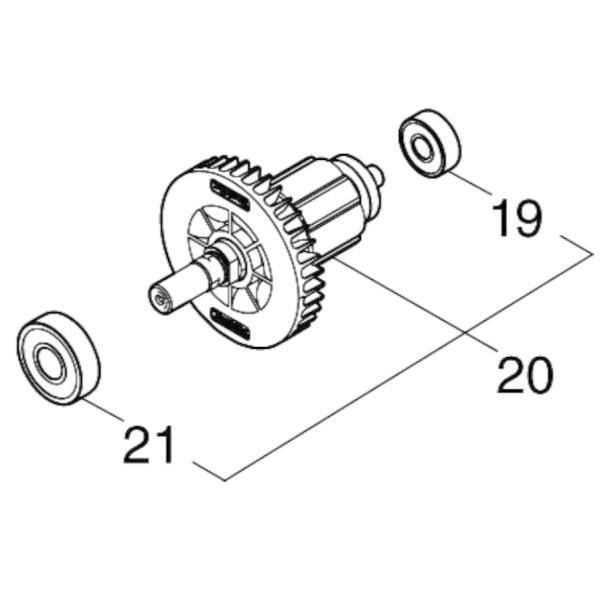 マキタ makita 18V 125mm 充電式 マルノコ HS474DZ 用 ロータ 