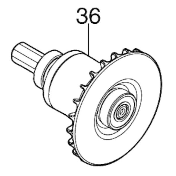 電気工具、ロータ、バンドン- マキタ makita 18V 充電式インパクトドライバ TD172D 用 ロータ