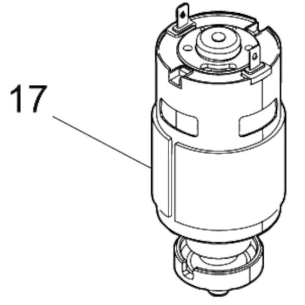マキタ makita 10.8V 充電式草刈機 MUR100DZ 用 直流モータ 629317-8