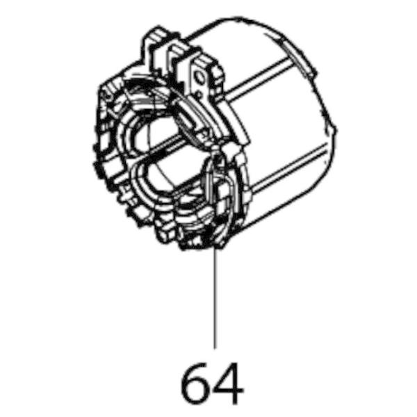 マキタ makita 40Vmax 充電式 草刈機 MUR017GZ 用 ステータ 629340-3 草刈り機 補給 部品 パーツ 修理 農業 農家 農林 山林 草刈 草刈り