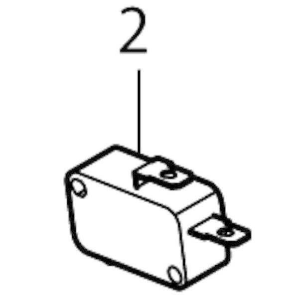 マキタ makita 18V 充電式クリーナ CL180FDZ 用 スイッチＤ３Ｖ−１６−３Ｃ２６ 650744-8 クリーナー 掃除 清掃 パーツ 部品 修理 大工