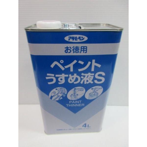 アサヒペン ペイント うすめ液s お徳用 4l シンナー 汚れ 洗浄 A 4l Ss いいね道具ヤフーショッピング店 通販 Yahoo ショッピング