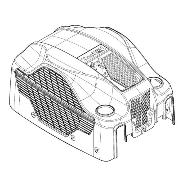 マキタ makita エアコンプレッサ(青)AC500XLH用 カバー マキタ makita エアコンプレッサ(青)AC500XLH用 カバー