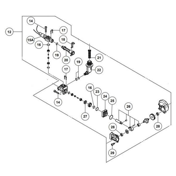 HiKOKI ハイコーキ 14.4Vコードレス 高圧 洗浄機 AW14DBL 用 ポンプ