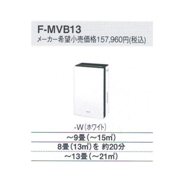 Panasonic 次亜塩素酸空間除菌脱臭機　F-MVB13-W ホワイト Amazon | パナソニック 次亜塩素酸 空間除菌脱臭機 ジアイーノ
