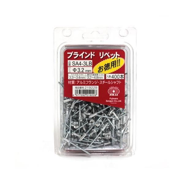 藤原産業 SK11 ブラインドリベット 400入 SA4-3LB ハンド 藤原産業 SK11 ブラインドリベット 400入 SA4-3LB ハンド