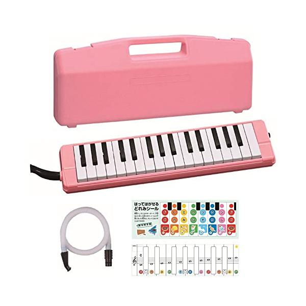 他サイト： ゼンオン けんばんハーモニカ C-32P PINK ハードケース入りの商品画像