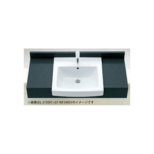 INAX/LIXIL ZbgiԁyL-2150FC/BW1+LF-WF340SYz͂ߍ݊p`ʊ I[o[JE^[ VOo[ ǋEr(Sgbv)