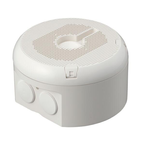 未来工業 【PVMC-DF1609W】カベ白 カメラ取付デザイン丸ボックス 防犯