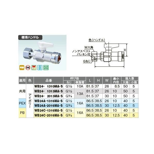 I_쏊yWB24A-2016MA-Sz_ubNou WB24^ ibgtA_v^[ ^b`E Wnh AC{[ PEX Ăьa(˂G3/4 16A)