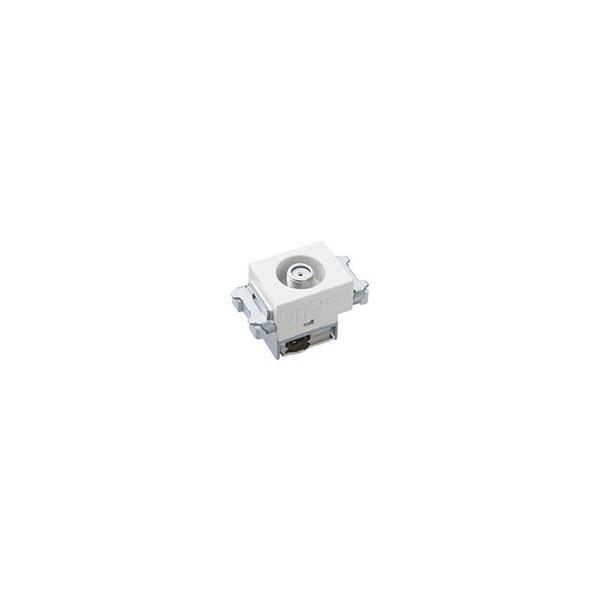 他サイト： パナソニック　配線金具【WCS3013W】埋込ホーム用高シールドテレビターミナル(電流通過形)(10〜3224MHz)(ホワイト)の商品画像
