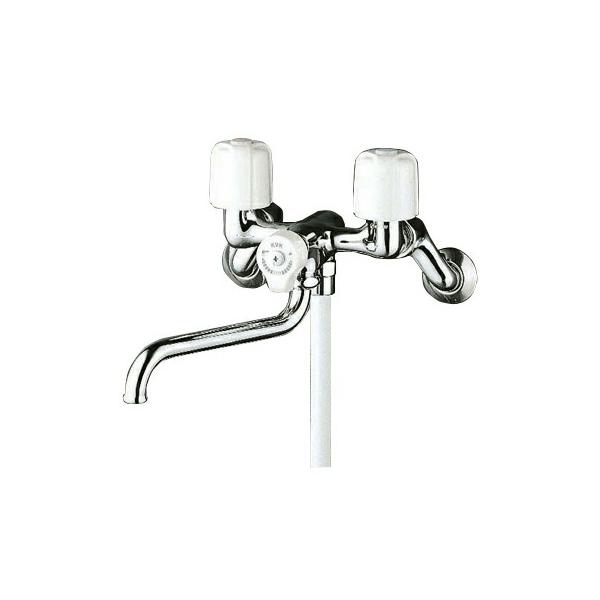 ◆在庫有り！∠KVK水栓金具【KF100N2】一時止水付2ハンドルシャワー 壁付