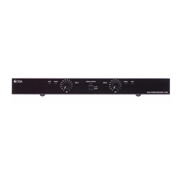 TOA ○Яティーオーエー/TOA 音響機器【P-60D】パワーアンプ 90W×2ch