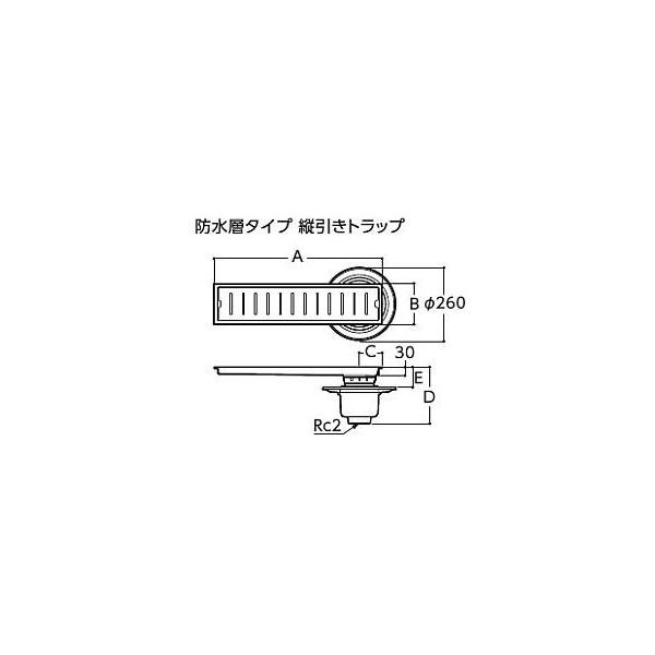 TOTO TOTO【YTB900SBS】セット品番(YTB900SR+YTB11AR) 浴室排水