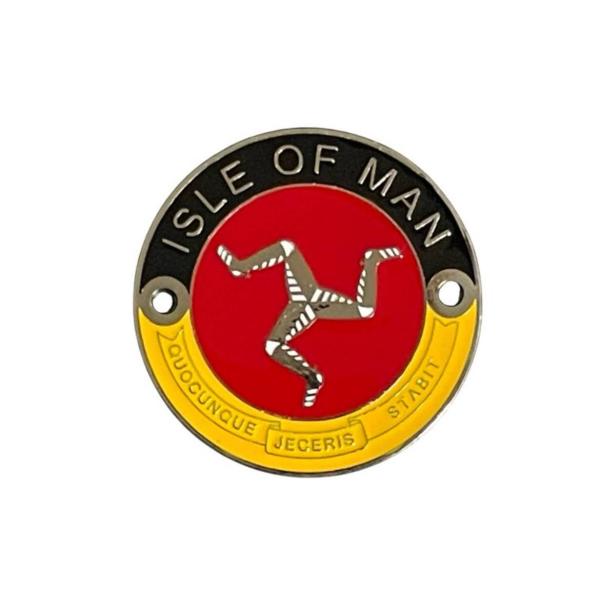 マン島 TT レース ISLE OF MAN グリルバッジ カーバッジ 英国